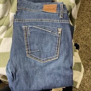 BKE Women's Skinny Jeans in Blue